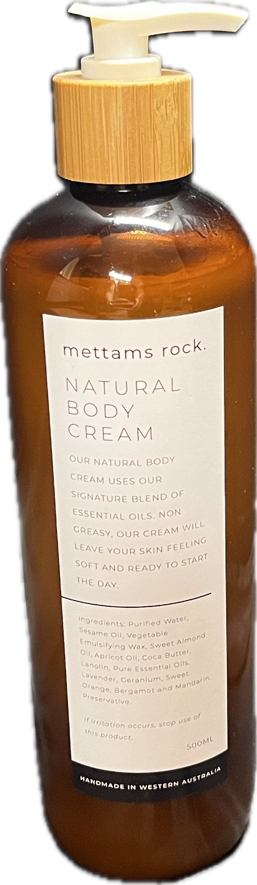 Natural Body Cream